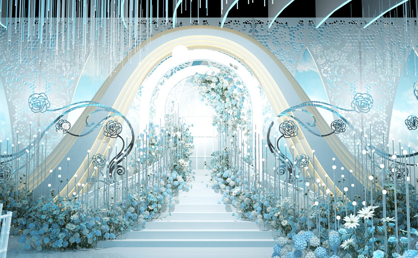 和布克赛尔釡香烙馍村水晶厅效果展示